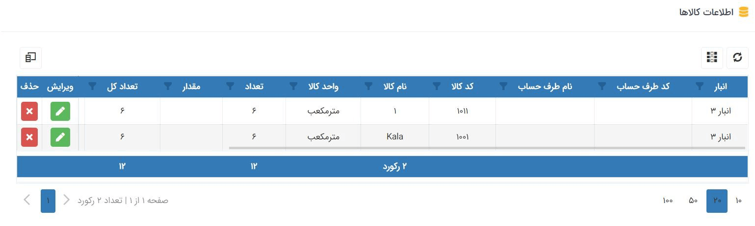 نکته: هر درخواست را میتوان به چند بار برایش انتقال(تبدیل به حواله) ثبت کرد تا زمانیکه تعداد تایید شده در مجموع انتقال ها برابر و یا بیشتر از تعداد درخواستی گردد.